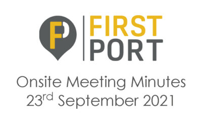 FirstPort Onsite Meeting 23-09-2021